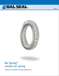 BalSeal DM8 Abschirmfedern gegen elektromagnetische Störstrahlen (englisch)